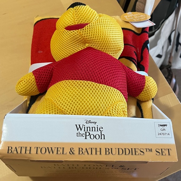 Disney Winnie the Pooh Stuffed Animal - Red and Yellow - Picture 2 of 3